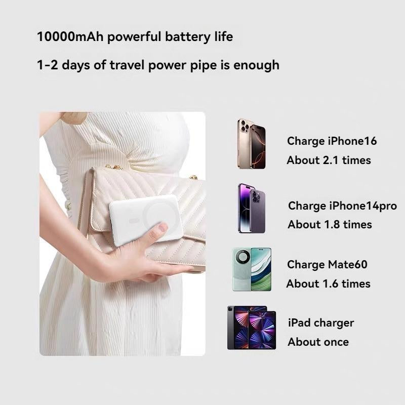 Mag-Safe Fast Charging Wireless Power Bank