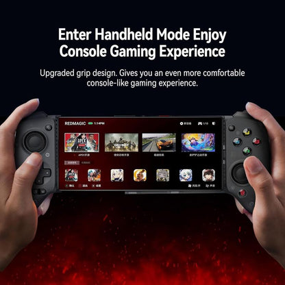 REDMAGIC Shadow Blade Gamepad 2, Mobile Gaming Controller with Black Textured Soft Rubber Grips, Hall Linear Triggers, Support PS Remote Play, Playstation, Steam Link, for Android/Iphone 15 Series (Type-C)