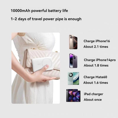 Mag-Safe Fast Charging Wireless Power Bank 