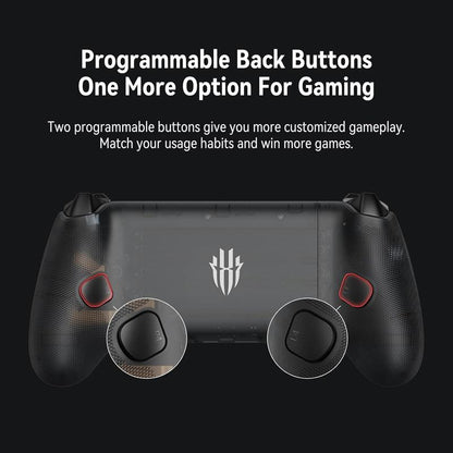 REDMAGIC Shadow Blade Gamepad 2, Mobile Gaming Controller with Black Textured Soft Rubber Grips, Hall Linear Triggers, Support PS Remote Play, Playstation, Steam Link, for Android/Iphone 15 Series (Type-C)